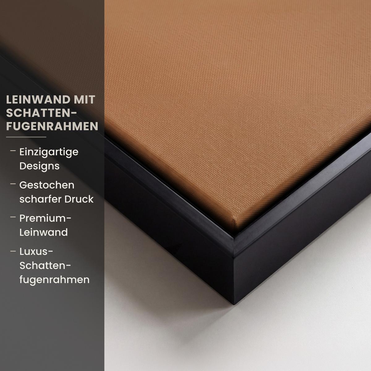 LEINWAND Bilder mit Rahmen - Löwenzahn - Beige - Natur - Blume - 80x120 - Hellbraun, Textil (80/120cm) - MuchoWow