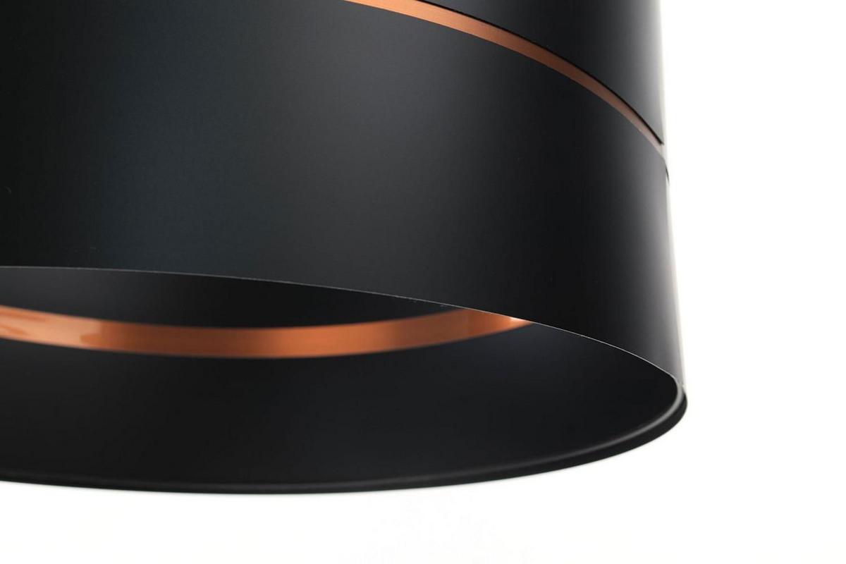 HÄNGELEUCHTE Kupfer 30/21 cm - Schwarz/Kupferfarben, Kunststoff (30/0.45/21cm) - ONZENO