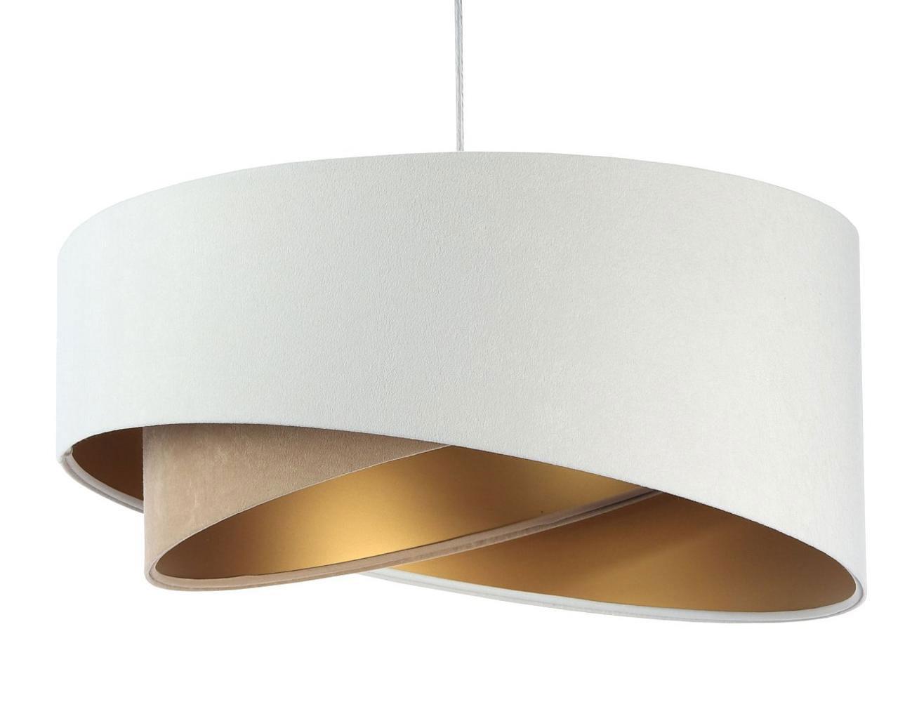 HÄNGELEUCHTE Weiß 50/23 cm - Beige, Kunststoff (50/1.3/23cm) - ONZENO