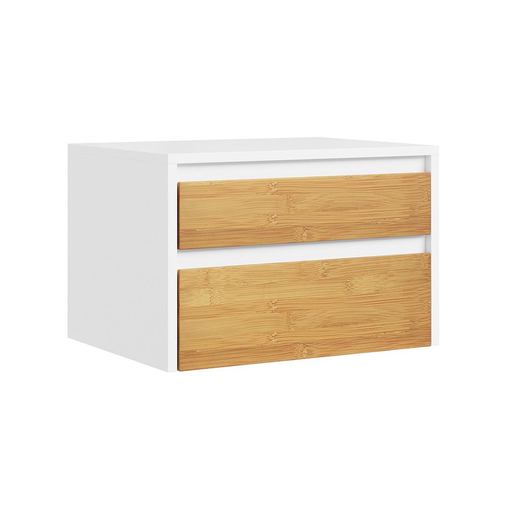 NACHTTISCH mit 2 Schubladen FBT175-E - Ahornfarben, Fell (40/26/30cm) - SoBuy