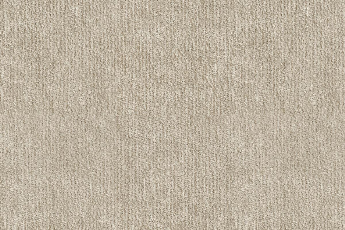 SOFA FEBE 2-Sitzer, cremefarbener Chenille-Stoff - Creme/Schwarz, Holz/Textil (160/82/96cm) - Wozimo