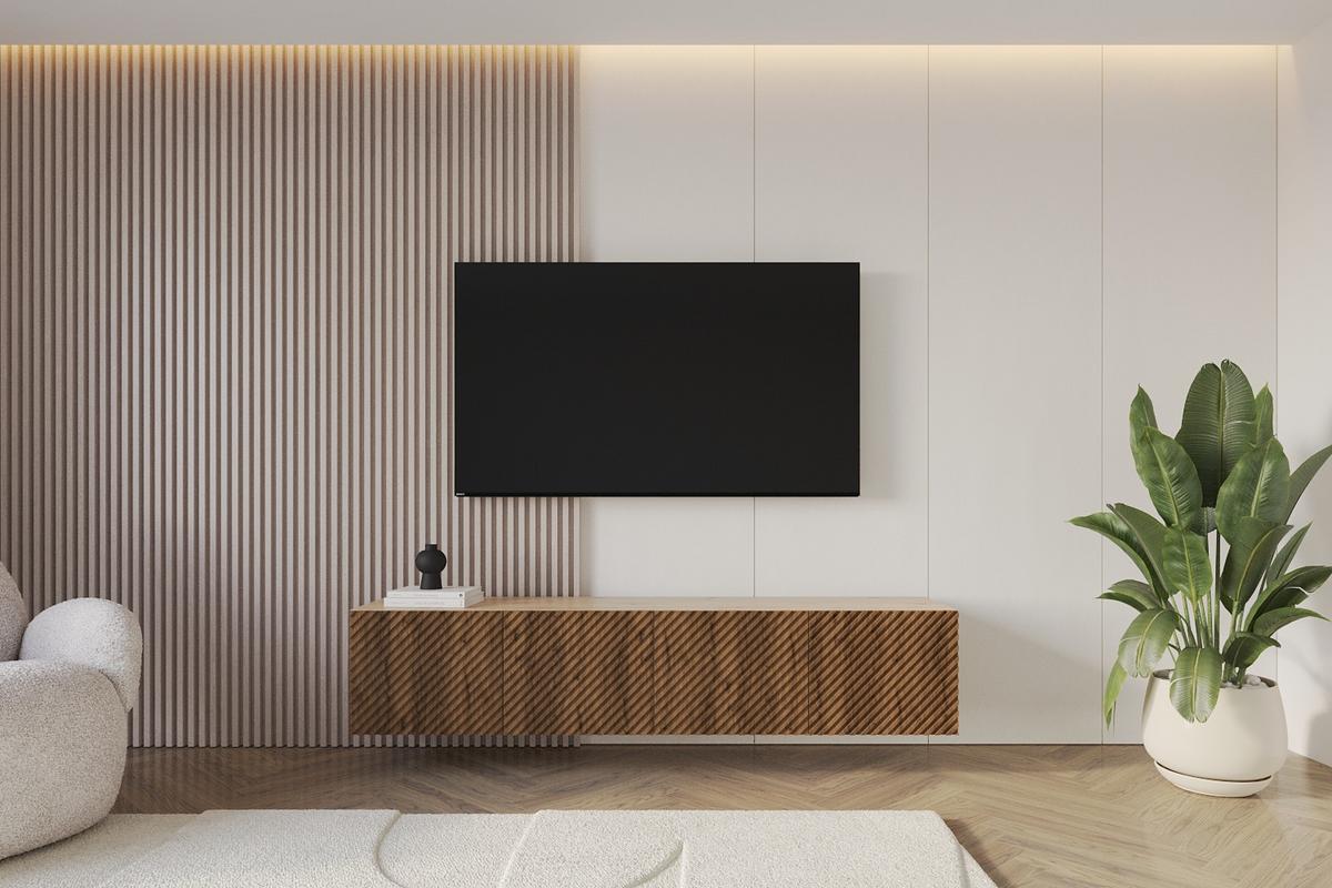 LOWBOARD ZENO-W 2x100x40x40 cm - Artisan / Katania - Eiche Wotan, Holzwerkstoff (200/40/40cm) - ALTDECOR