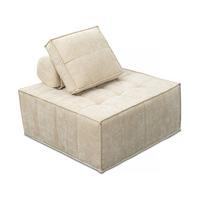 SESSEL velluto beige - Beige, Textil (100/89/96cm) - Habitat Garten
