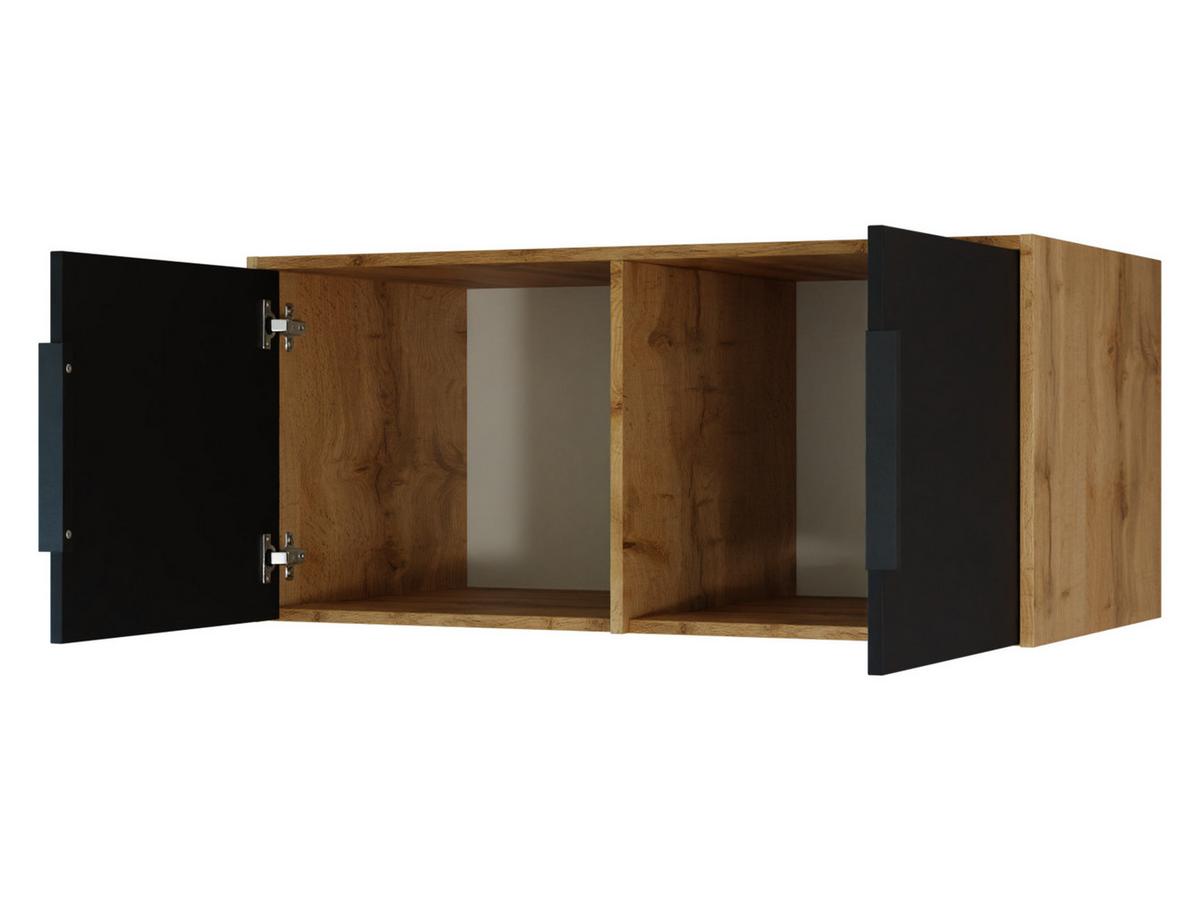 KLEIDERSCHRANK Bali Lux D2 mit Schrankaufsatz - Weiß, Holzwerkstoff/Metall (100/245/58cm) - MIRJAN24