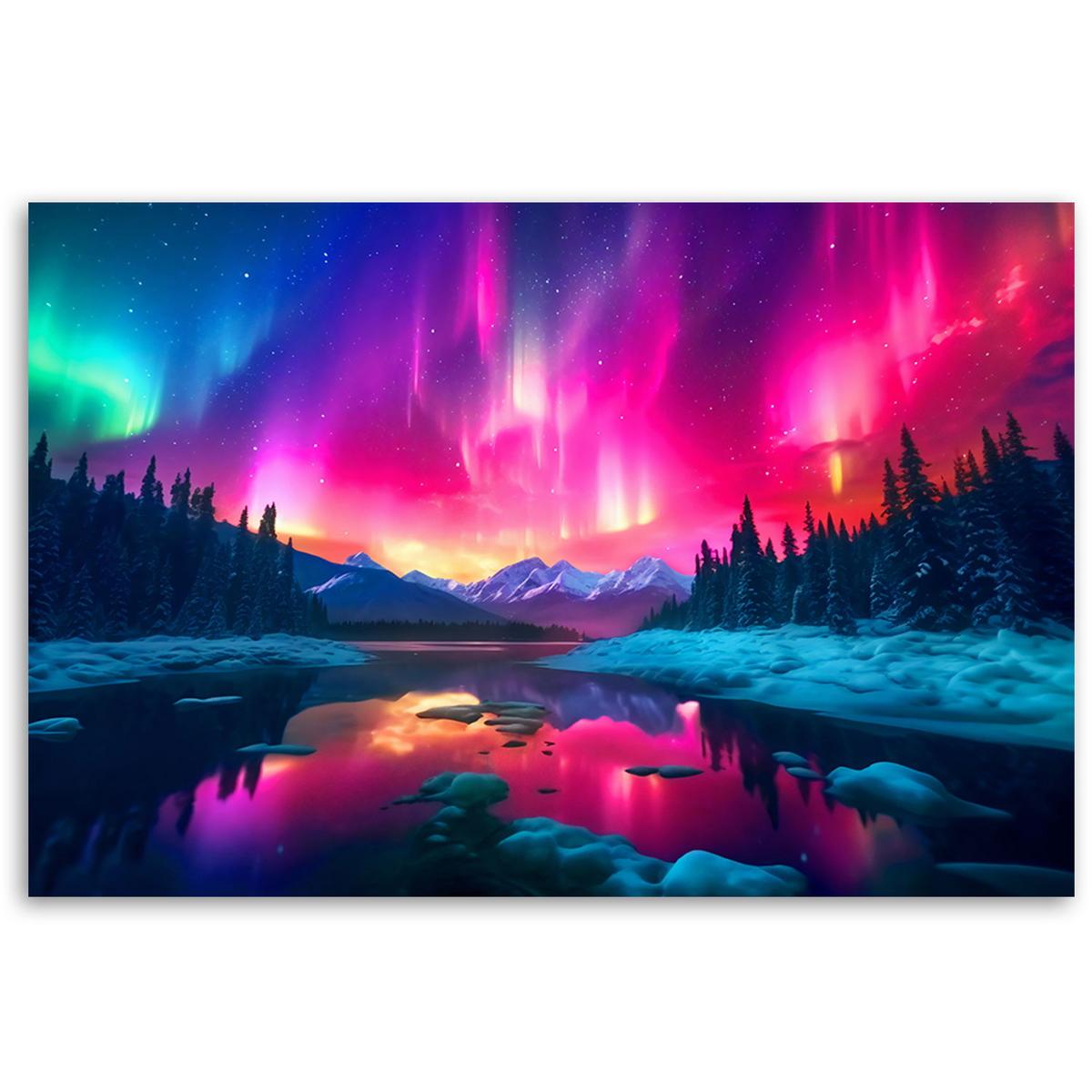 KUNSTDRUCK Lila 100/70 cm - Lila, Textil (100/70cm) - KUNSTLOFT