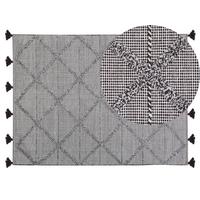 KURZFLOR-TEPPICH Tuzla 200/140 cm - Braun, Textil (140/200cm) - Beliani