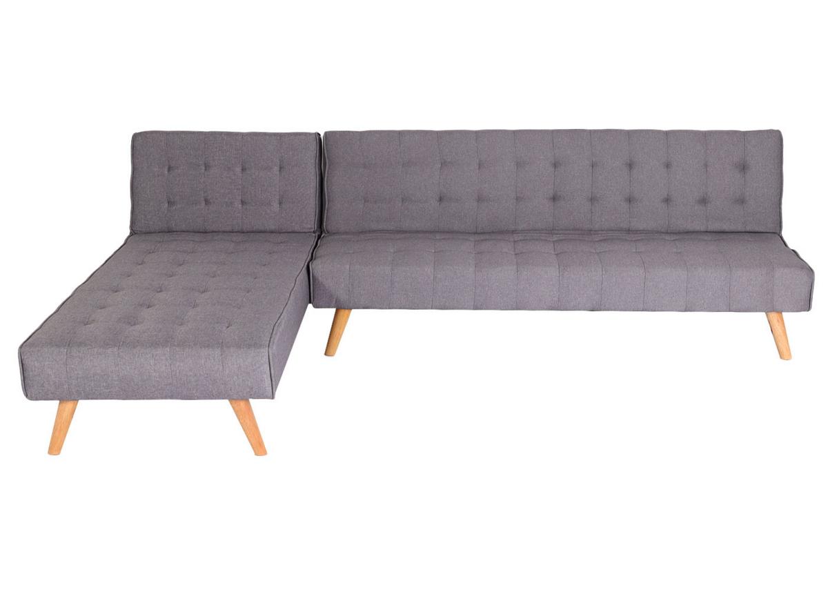 ECKSOFA Hellgrau - Hellgrau, Textil (256/176cm) - MCW