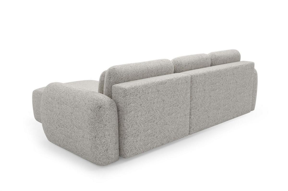 ECKSOFA Gaston Mit Schlaffunktion - Beige, Holzwerkstoff/Textil (304/190cm) - Fun Möbel