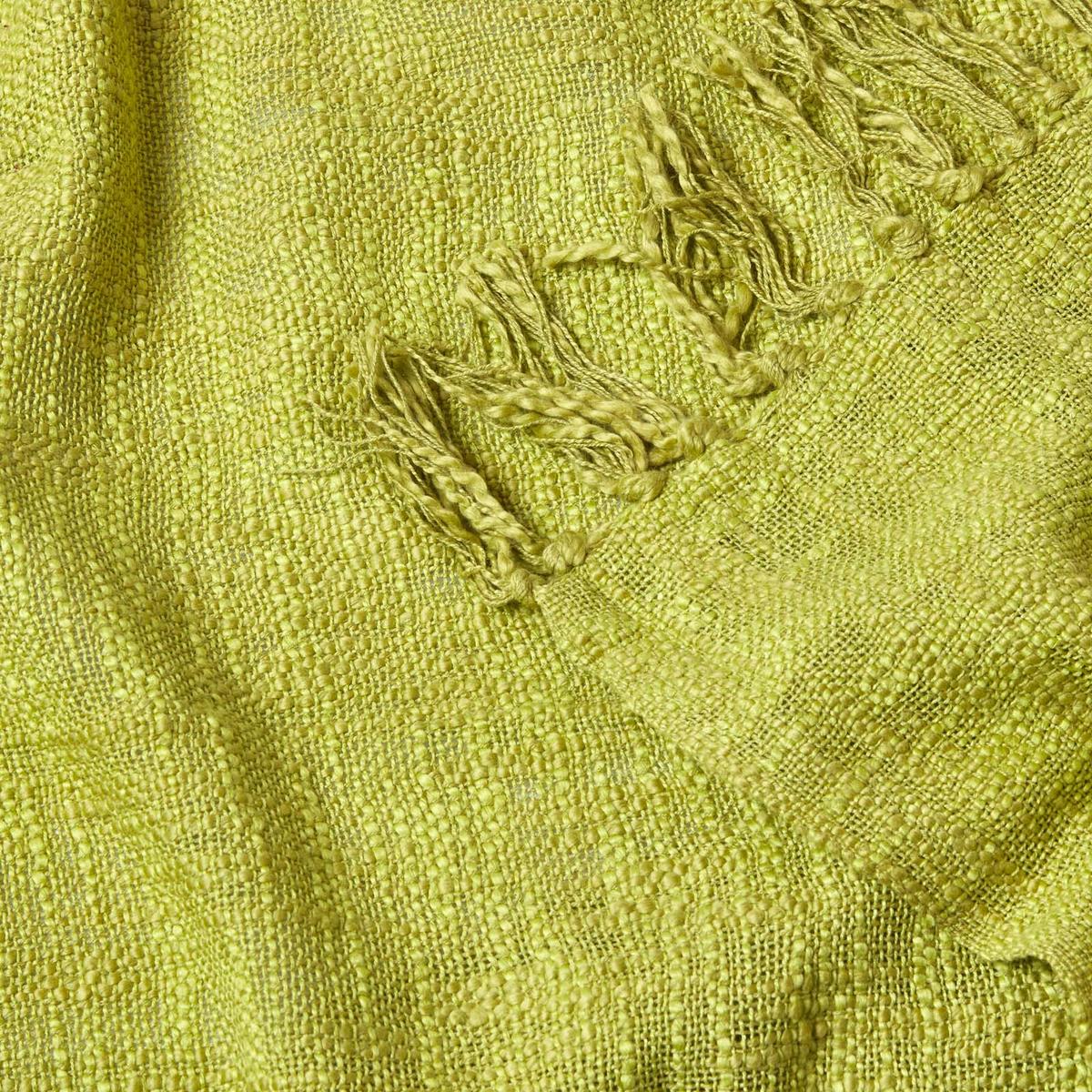 WOHNDECKE Nirvana Slub 255/360 cm, 100% Baumwolle - Grün, Textil (255/360cm) - Homescapes