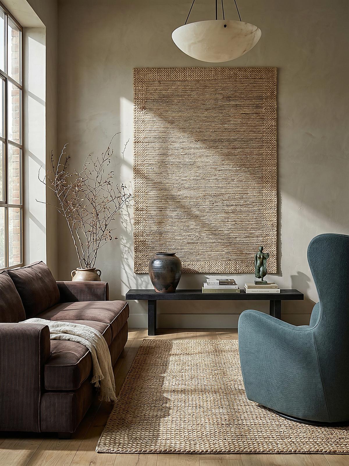 TEPPICH handgewebt CHASE, mit Struktur, Natur, 200 x 290 cm - Beige, Textil (290/200cm) - KADIMA DESIGN