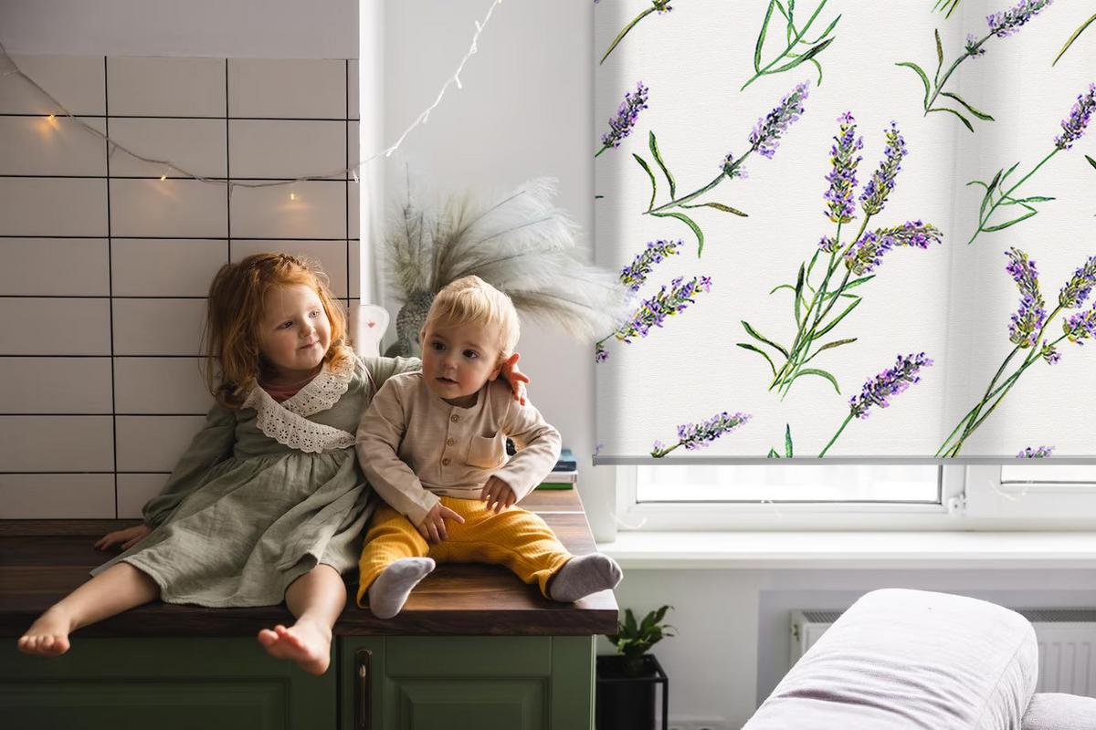 INNENROLLO - Fensterrollo - Rollo - 150x140 cm - Lavendel - Violett, Kunststoff (150/140/0.5cm) - TULUP