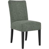 STUHL FREYA mit schwarzen Holzbeinen, Polsterstuhl, Dunkelgrün - Dunkelgrün/Schwarz, Holz (47/94/42cm) - Beautysofa