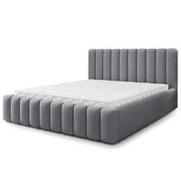 POLSTERBETT DINESE 140x200 cm mit Bettkästen - Grau - Grau, Holz (200/140cm) - MASSENO