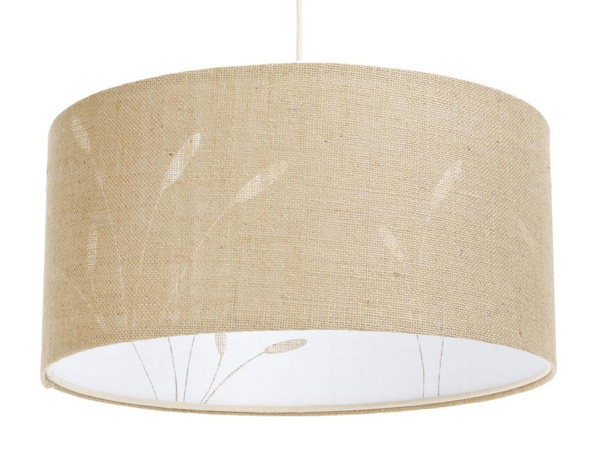 HÄNGELEUCHTE Weiß 70/100 cm - Beige/Weiß, Kunststoff (30/1.2/100cm) - ONZENO