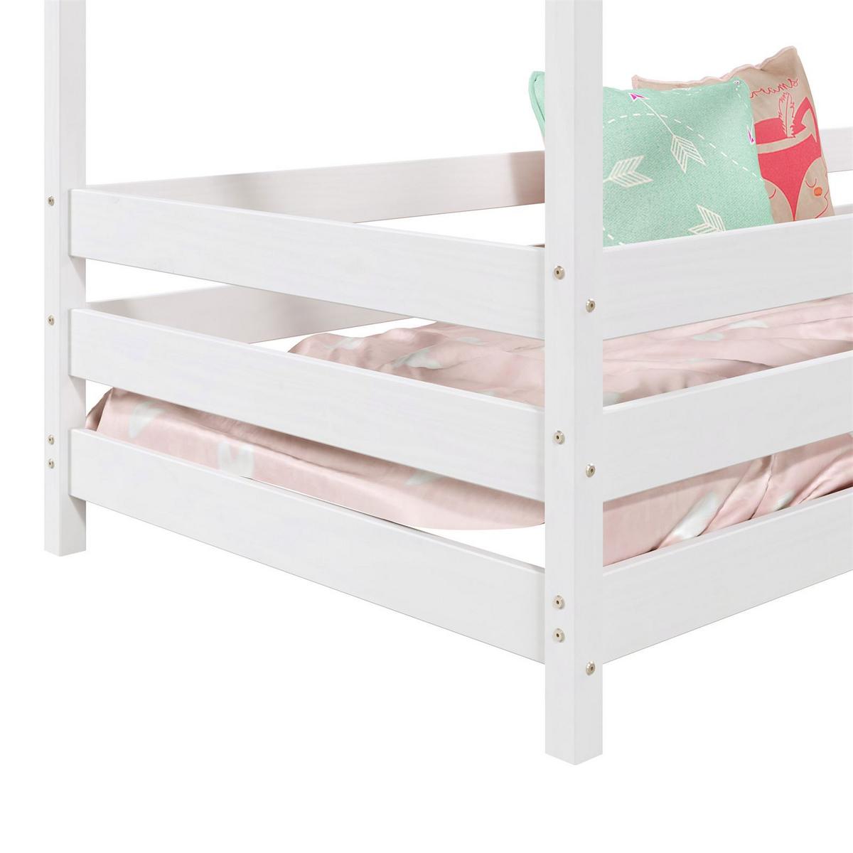 HAUSBETT RENA 90X200 CM - Weiß, Holz (96/138/206cm) - IDIMEX