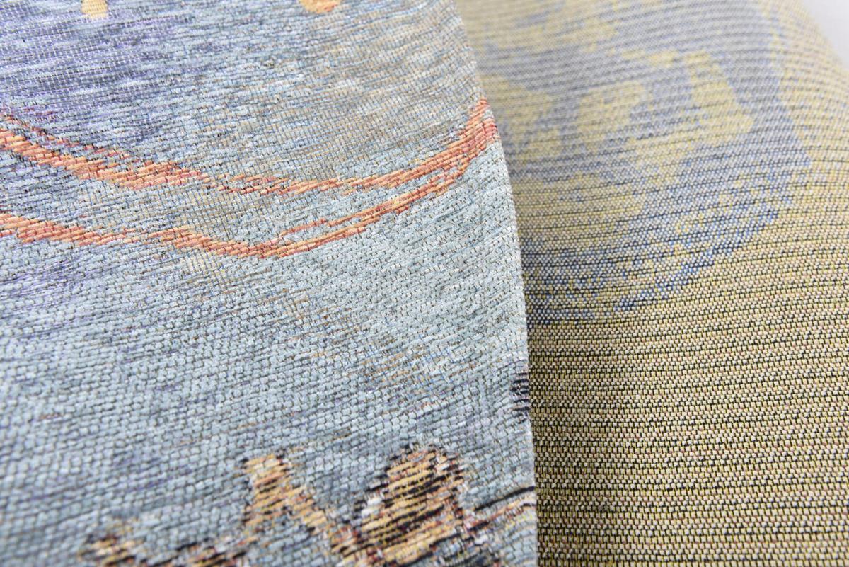 FLACHWEBETEPPICH Cosima 130x190 cm - Türkis, Textil (130/190cm) - Gino Falcone