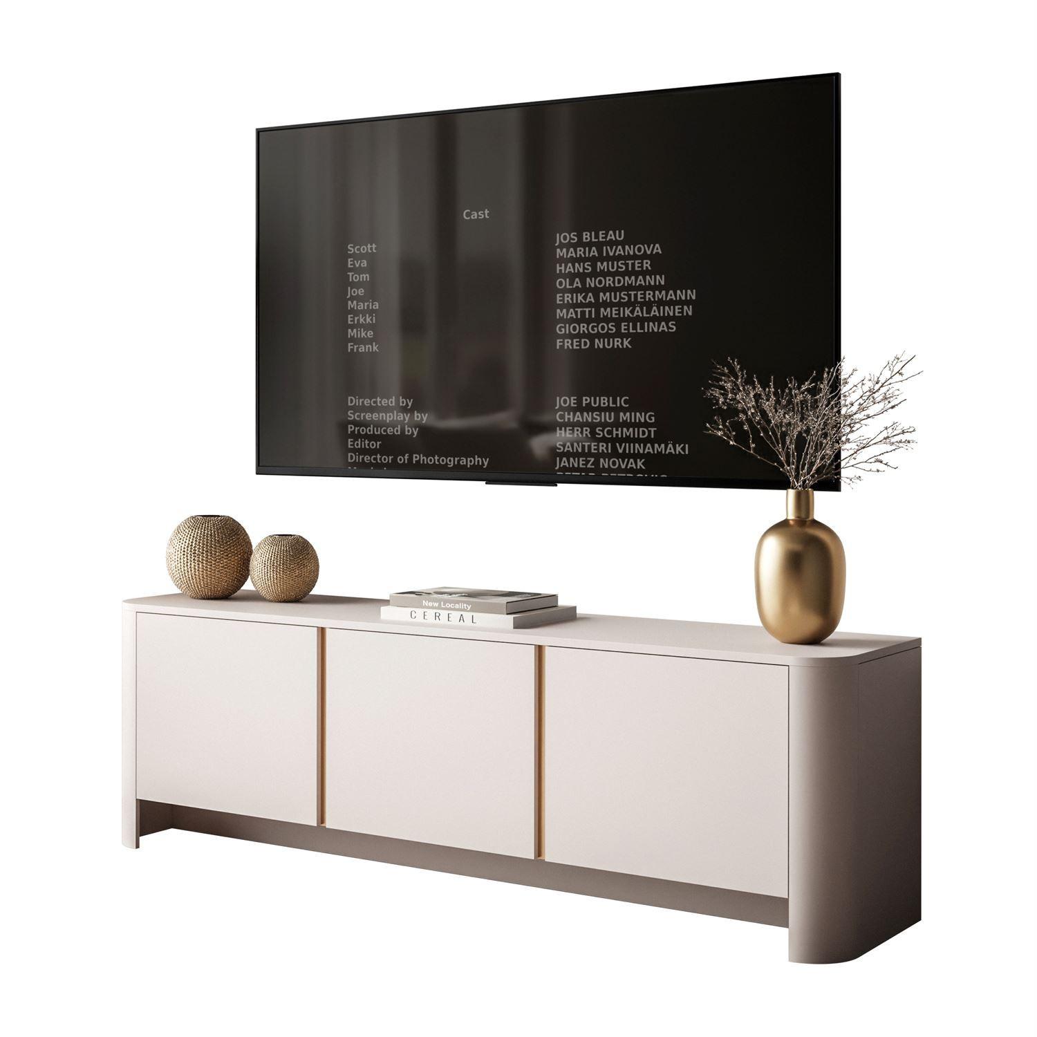 TV-SCHRANK DESTINY KASCHMIR, dreitürig - Kaschmir, Holzwerkstoff (168/52/39cm) - Lookway