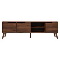 TV-LOWBOARD Nordelo 180 - Nussbaumfarben, Holz/Holzwerkstoff (180/55/40cm) - MIRJAN24