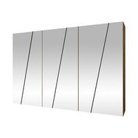DREHTÜRENSCHRANK Zen 6L 300 cm - Schwarz/Eiche Artisan, Holzwerkstoff/Kunststoff (300/202/50cm) - MIRJAN24