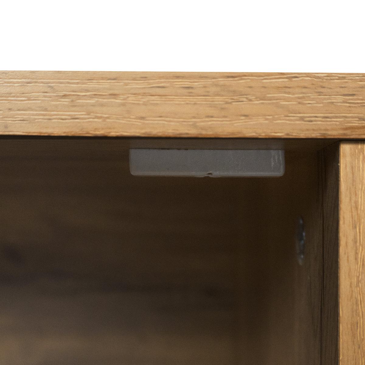 TV-SCHRANK Braun 160/35/45 cm - Weiß, Holzwerkstoff (36/45/161cm) - Urban Meuble