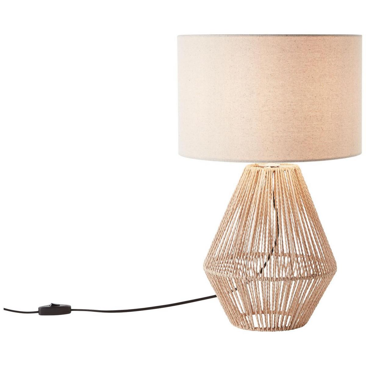 TISCHLEUCHTE Laraine 93097/09 - Beige, Metall (33/33/52cm) - Brilliant