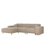 ECKSOFA Gloria In Scala - Beige, Holzwerkstoff/Textil (165/266cm) - Fun Möbel