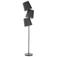STEHLAMPE Rio Grande 24/24/164 cm - Schwarz, Metall (24/24/164cm) - Beliani