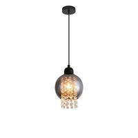 HÄNGELEUCHTE Tessg 15/15/175 cm - Schwarz, Metall (175/15/15cm) - ZMH