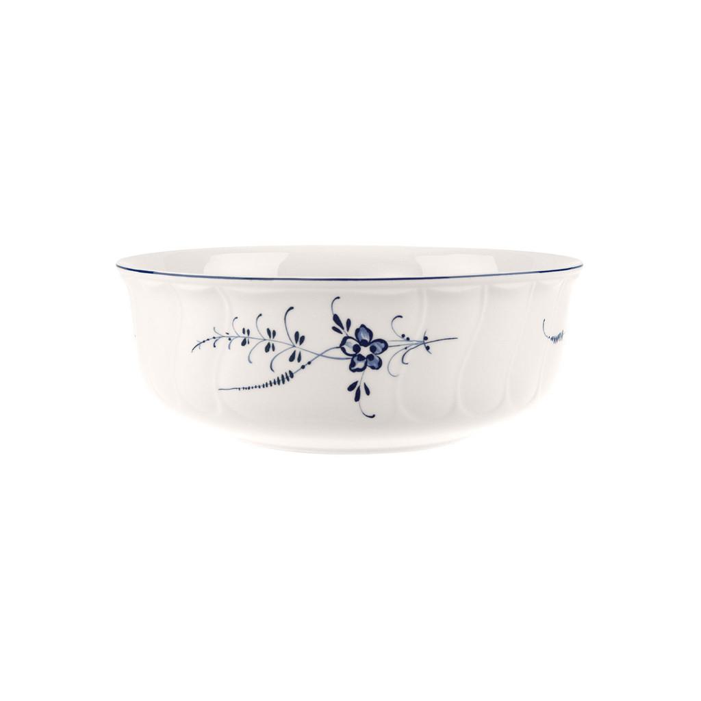 SCHÜSSEL Vieux Luxembourg weiß-blau ø 25 cm - Blau/Weiß, Keramik (25cm) - Villeroy & Boch