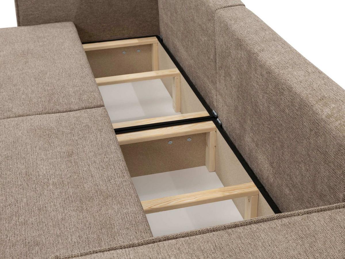 SCHLAFSOFA Karl - Creme/Schwarz, Holz/Kunststoff (245/82/90cm) - MIRJAN24