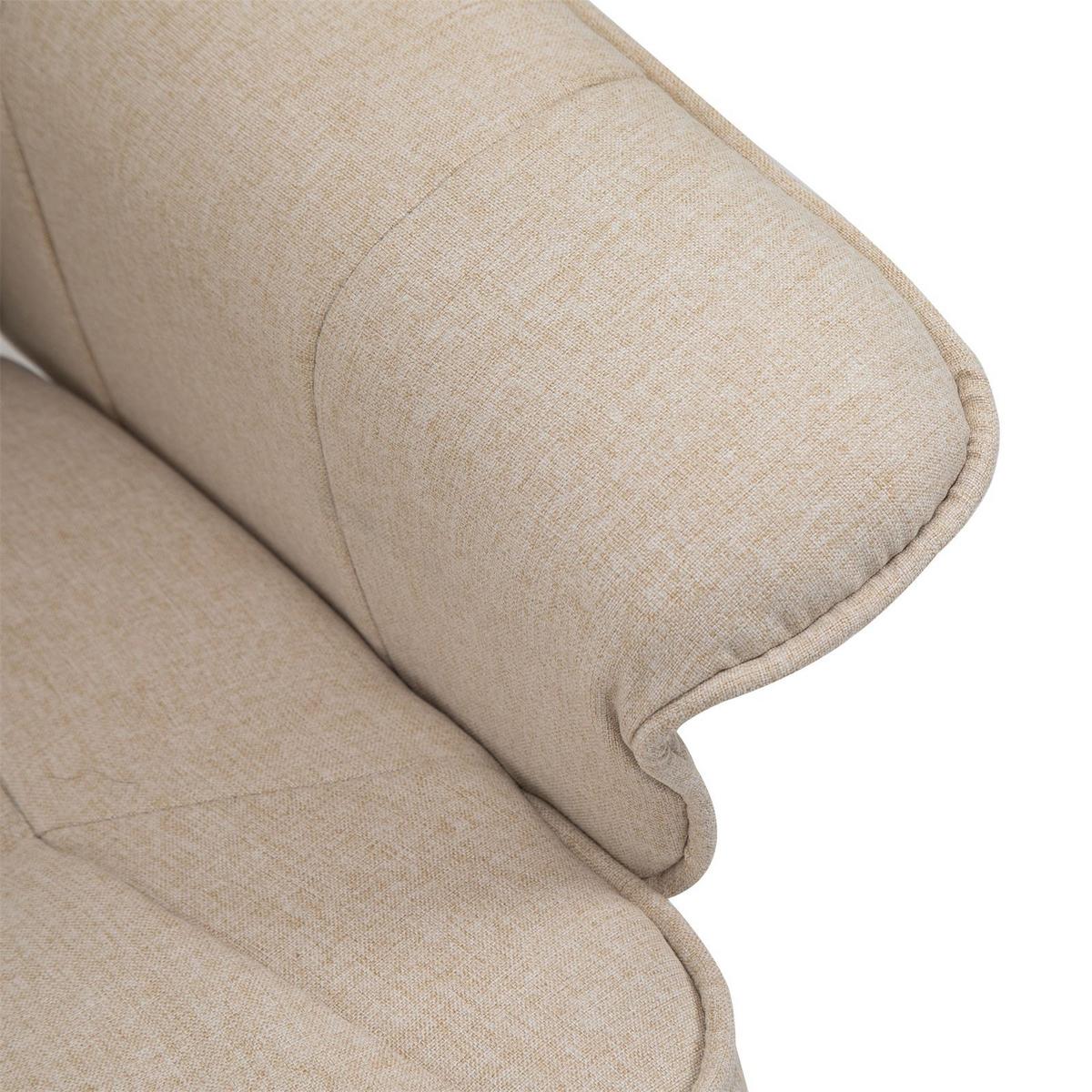 RELAXSESSEL CHARLY beige - Beige, Textil (76/87/61cm) - IDIMEX