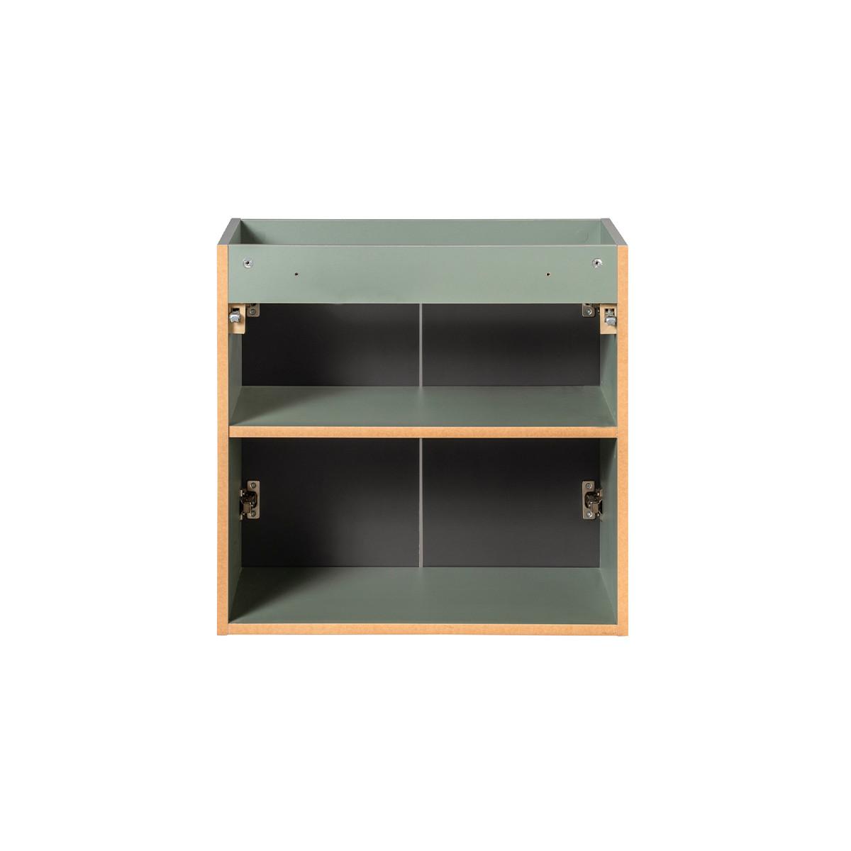 WASCHTISCH 60cm Jade Grün - Grün, Holzwerkstoff (60/57/40cm) - Petits-meubles