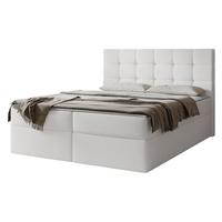 BOXBETT Luanda - H3 - Weiß, Holzwerkstoff/Textil (160/200cm) - MIRJAN24