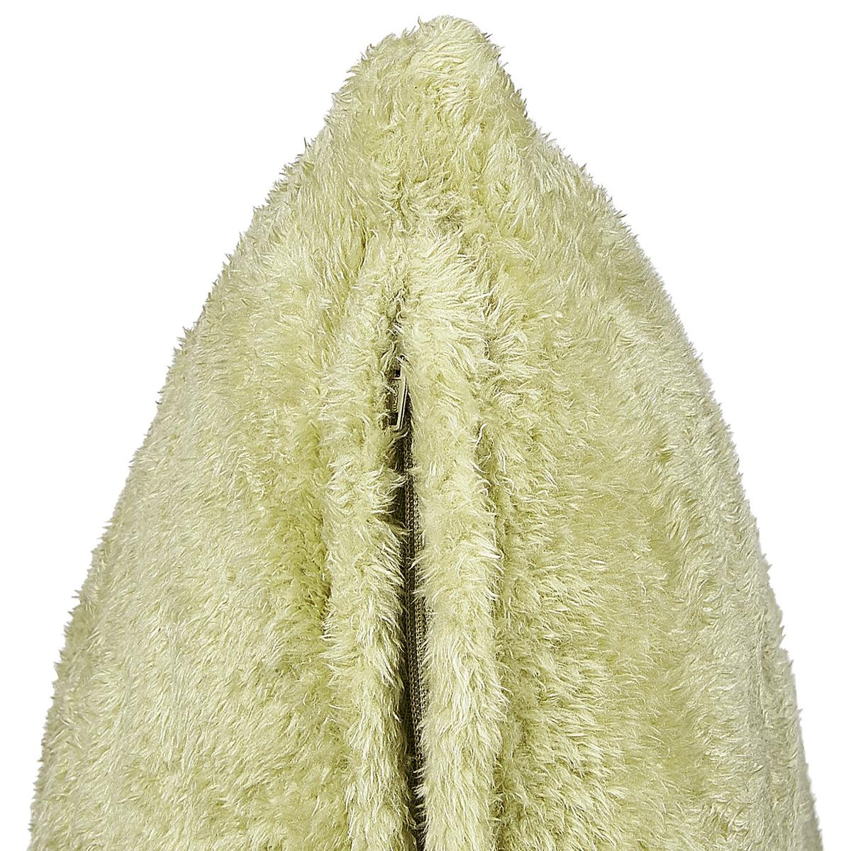 DEKOKISSEN Hellgrün 45/45 cm Pilea - Hellgrün, Textil (45/45cm) - Beliani