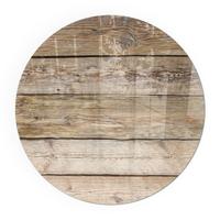 GLASPLATTE für Kamin Ø 80 cm - Beige, Glas (80/80/0.4cm) - TULUP