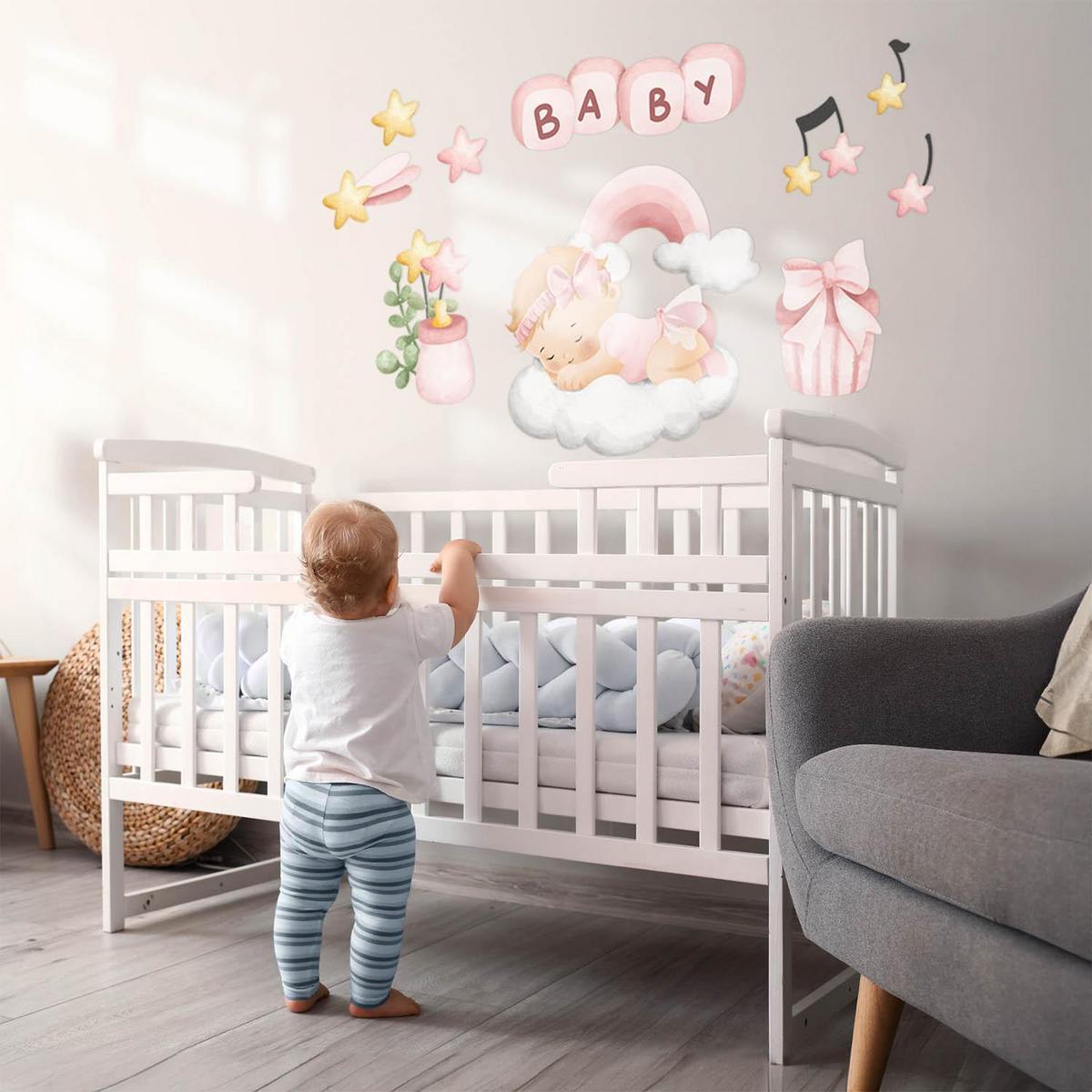 WANDAUFKLEBER 80x114cm - Kinderdekorationen für - Multicolor, Kunststoff (80/114/0.1cm) - Wallfluent