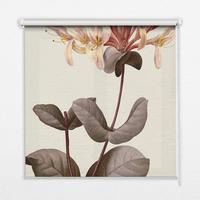 INNENROLLO - Fensterrollo - Rollo - 150x140 cm - fallende Blume - Grau, Kunststoff (150/140/0.5cm) - TULUP