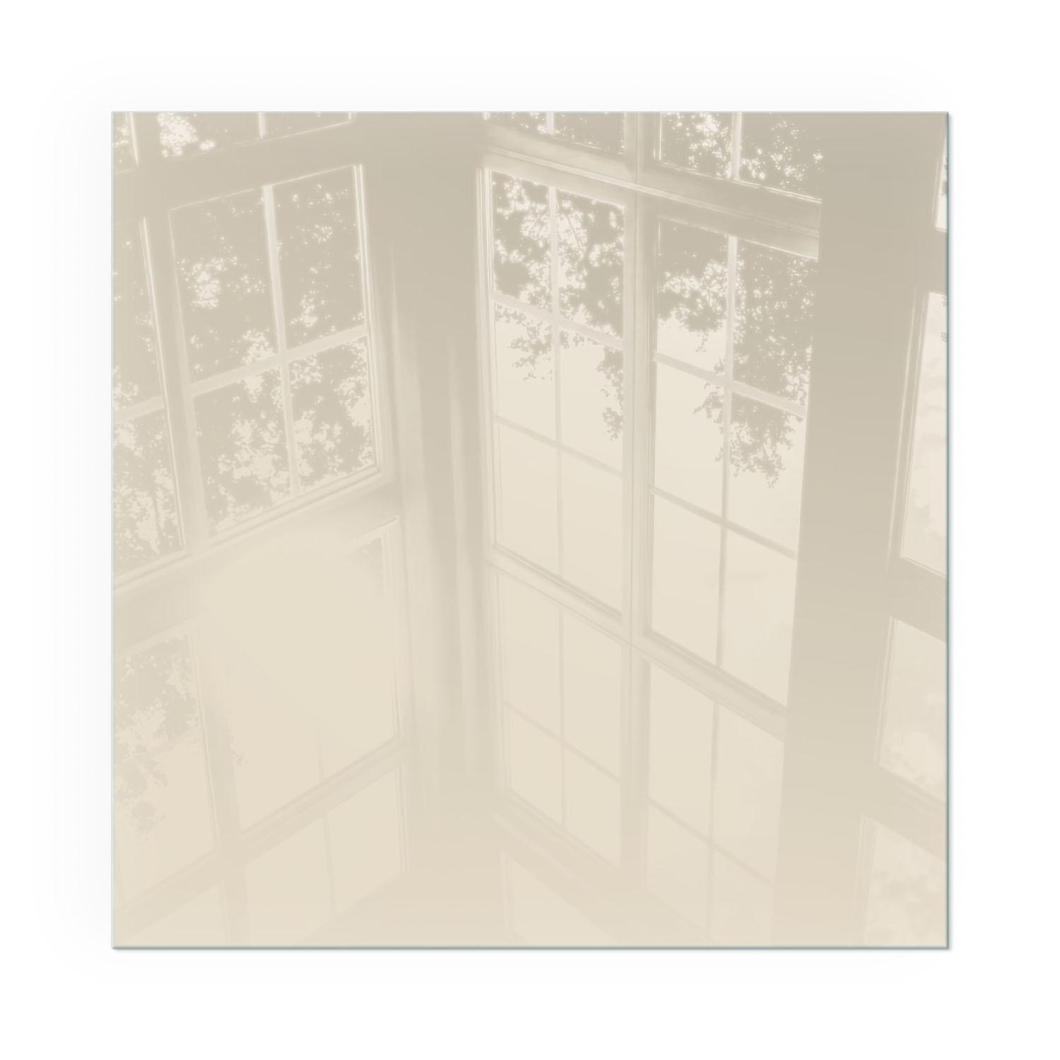 GLASPLATTE für Kamin 60x60 cm - Gelb, Glas (60/60/0.4cm) - TULUP