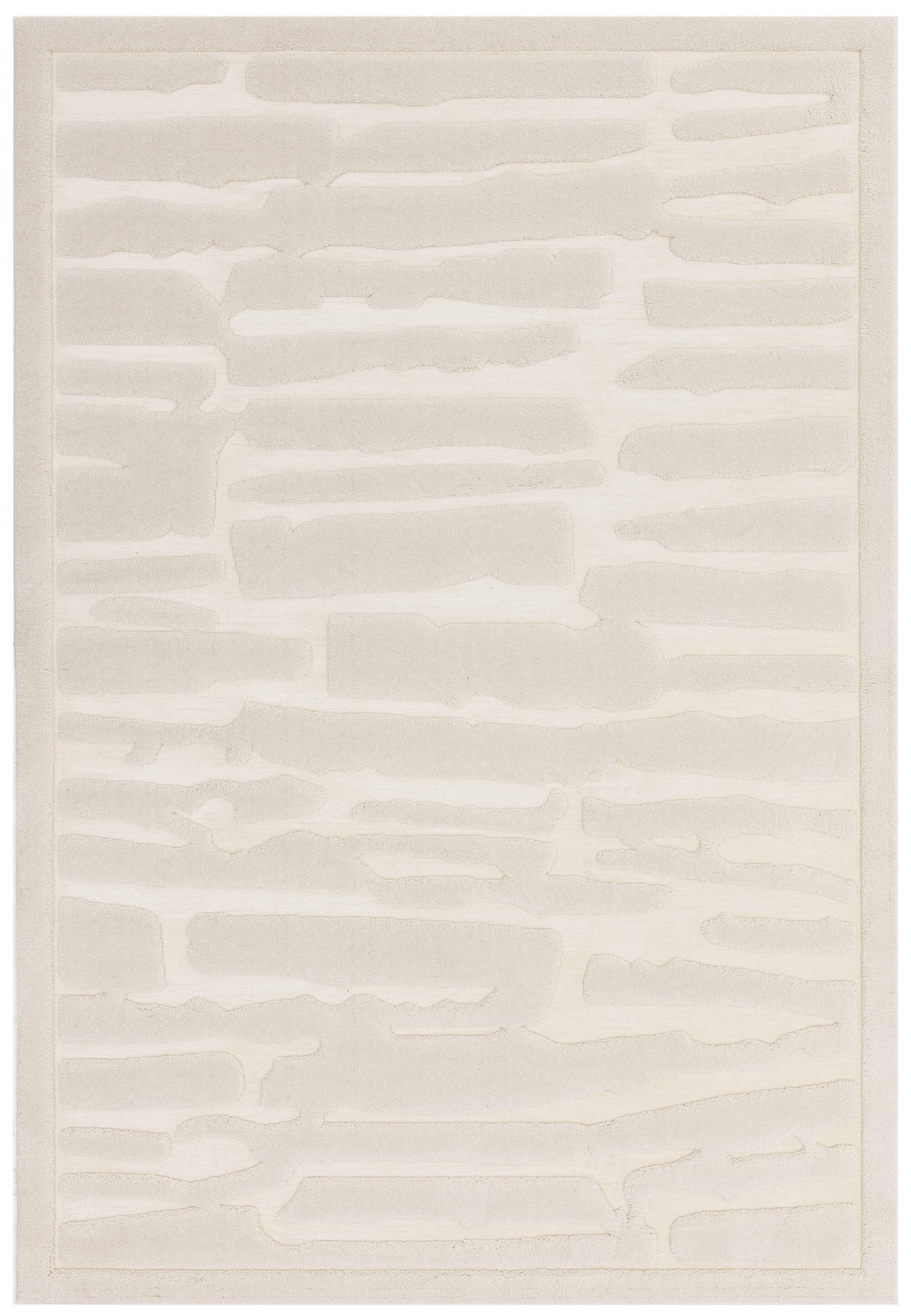 TEPPICH EDEN-Kirkby, abstrakt, Elfenbein, 120 x 170 cm - Champagner, Textil (170/120cm) - KADIMA DESIGN