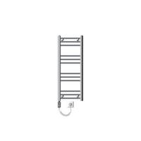 BADHEIZKÖRPER elektrisch Sahara 300x800 mm Chrome gerade mit Heizstab 600W - Chromfarben, Metall (3/80/30cm) - LuxeBath