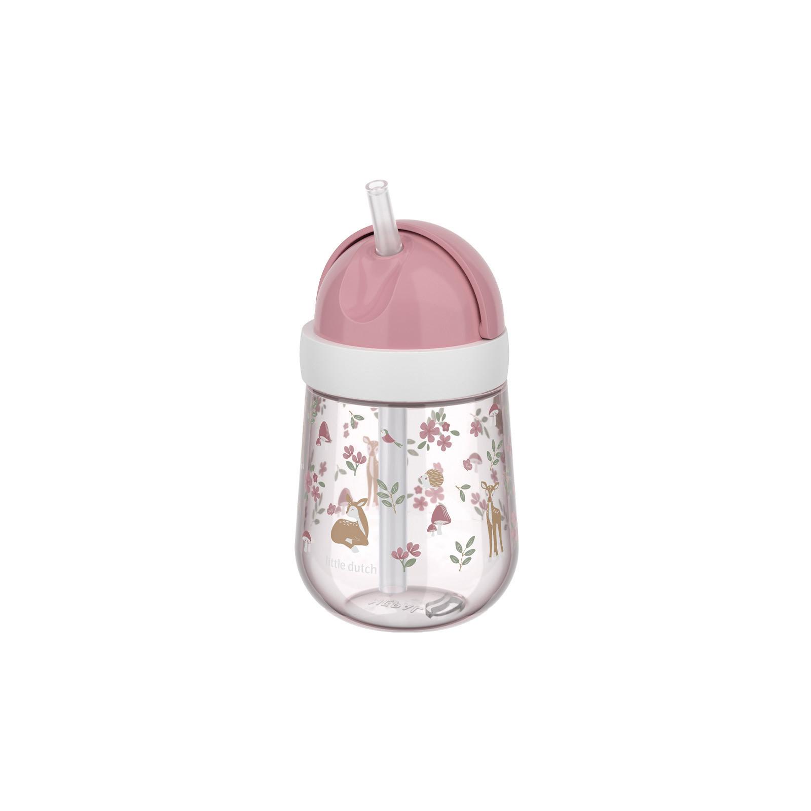 STROHHALMBECHER Mio Fairy Garden 300 ml - Rosa/Weiß, Kunststoff (0.3L) - Mepal