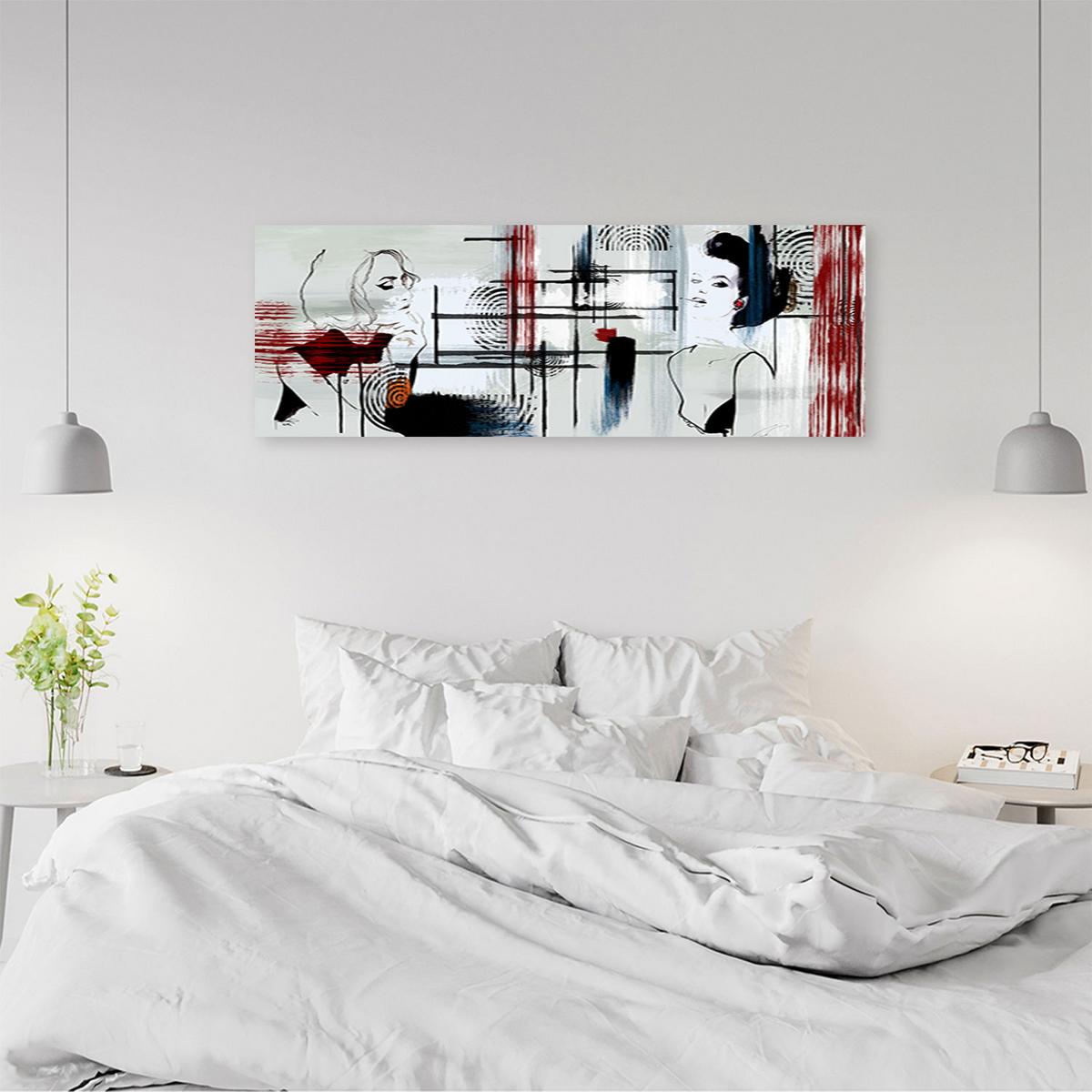 KUNSTDRUCK Grau 120/40 cm - Grau, Textil (120/40cm) - KUNSTLOFT