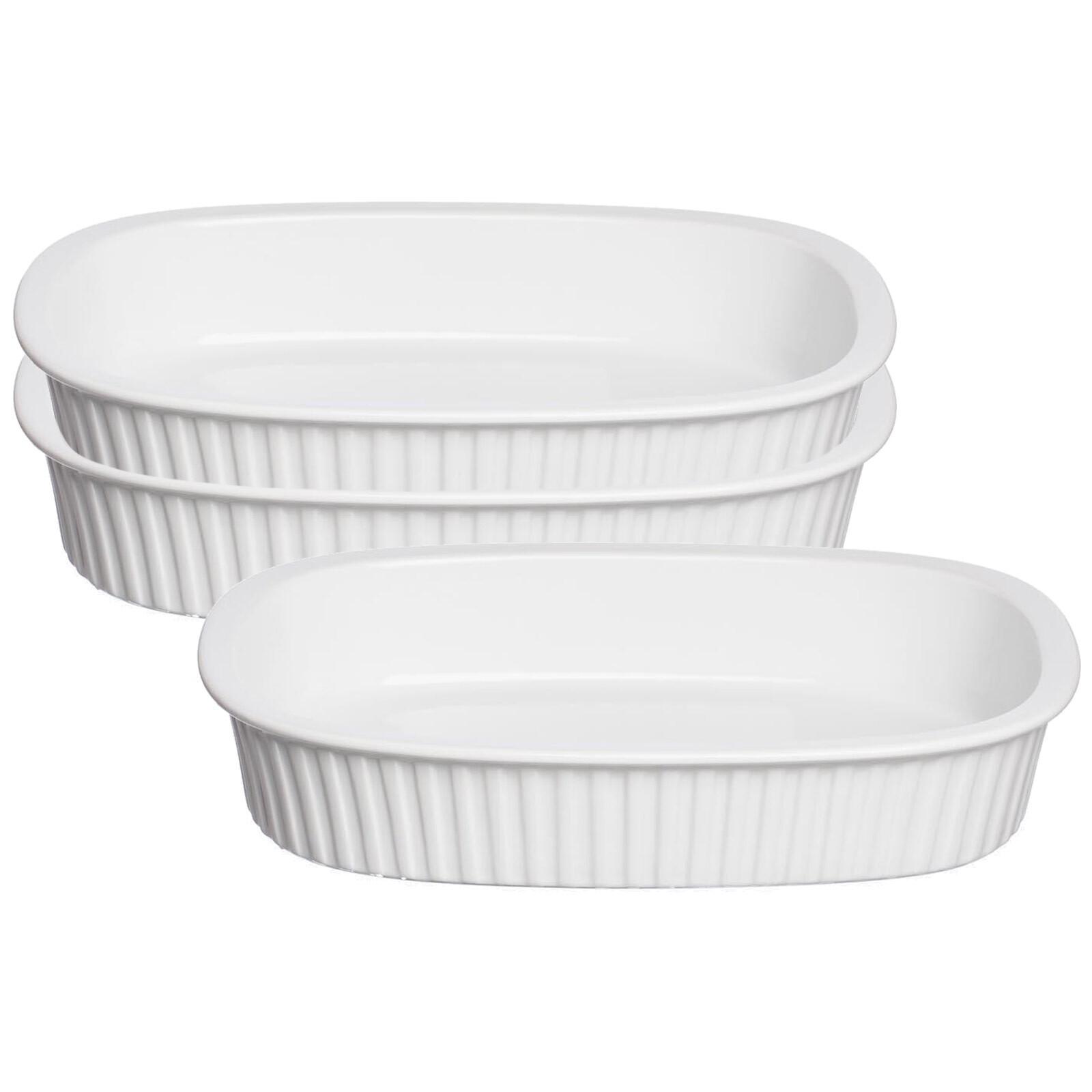 AUFLAUFFORMEN Bianco weiß 32 x 24 cm 3er Set - Weiß, Keramik (32/24/6cm) - Ritzenhoff Breker