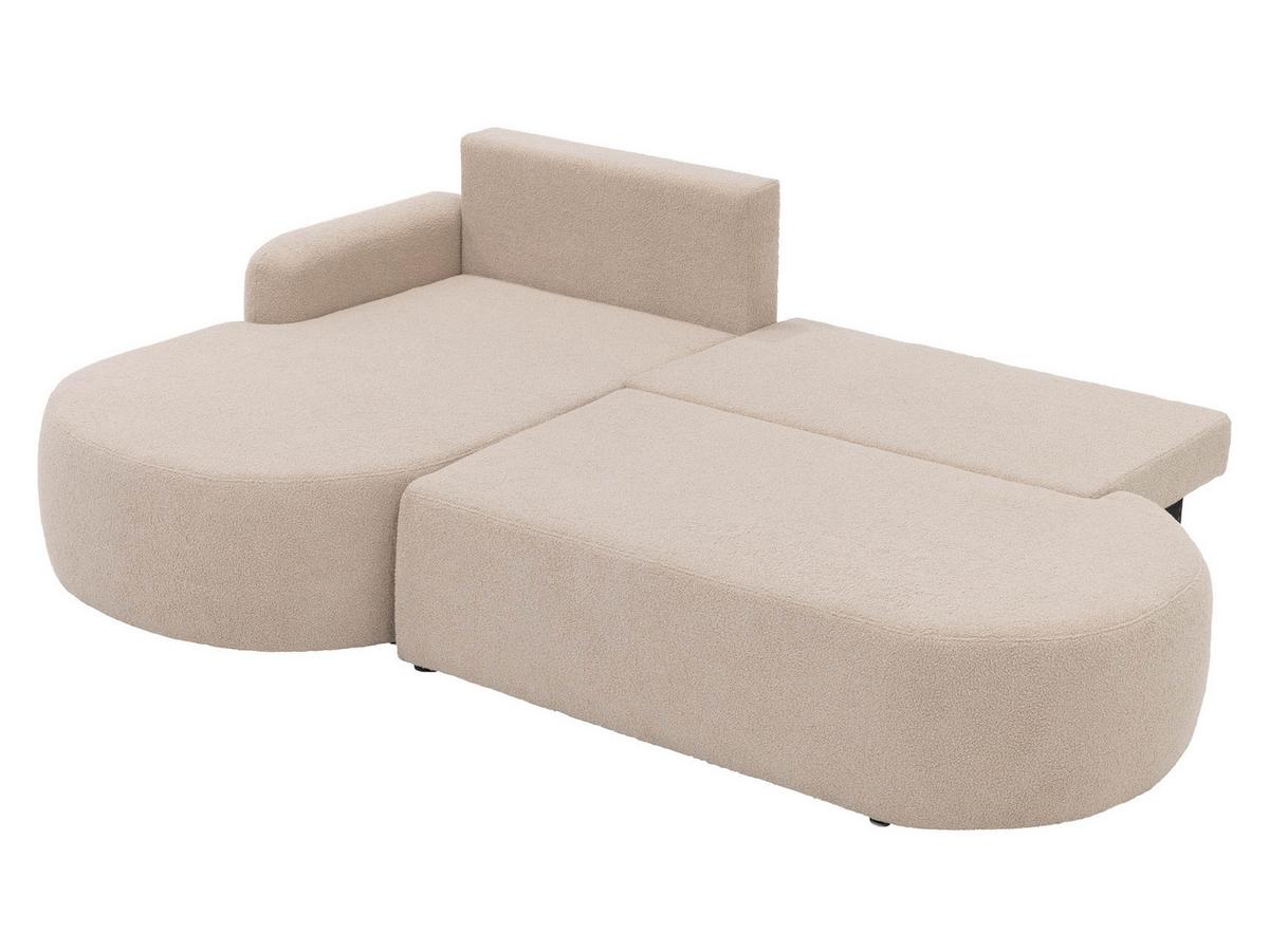 ECKSOFA Loridu O Cord, Seite: Links - Schwarz/Sahara, Holz/Kunststoff (274/174cm) - MIRJAN24