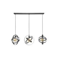HÄNGELAMPE DILLY Schwarz Metall - Schwarz, Metall (33/115/150cm) - KAWOLA