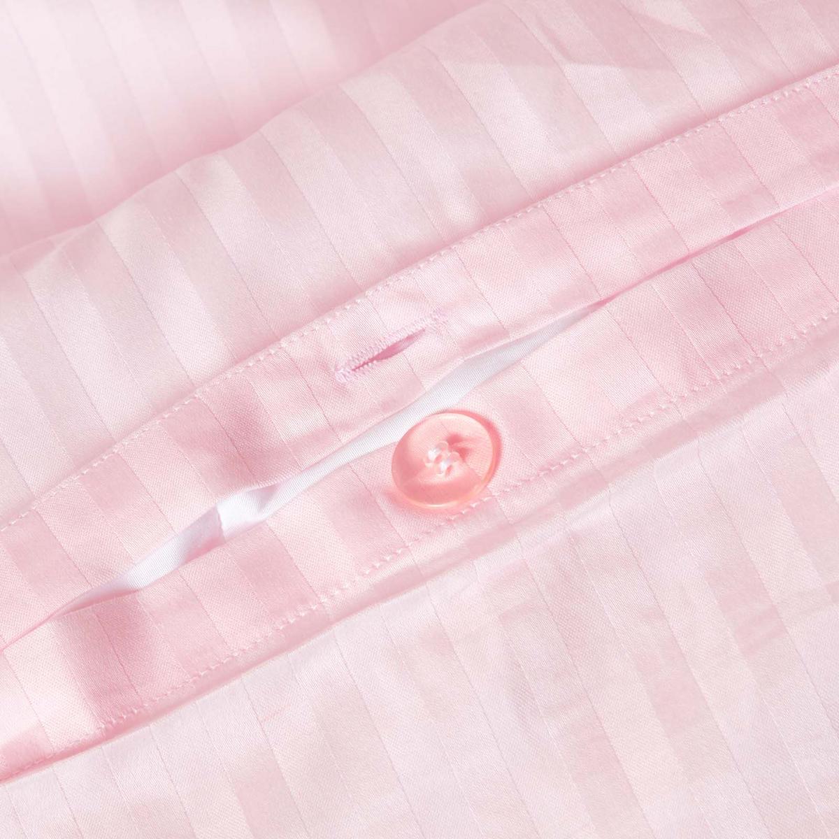BETTWÄSCHE Damast Fadendichte 330 - Rosa, Textil (260/220cm) - Homescapes