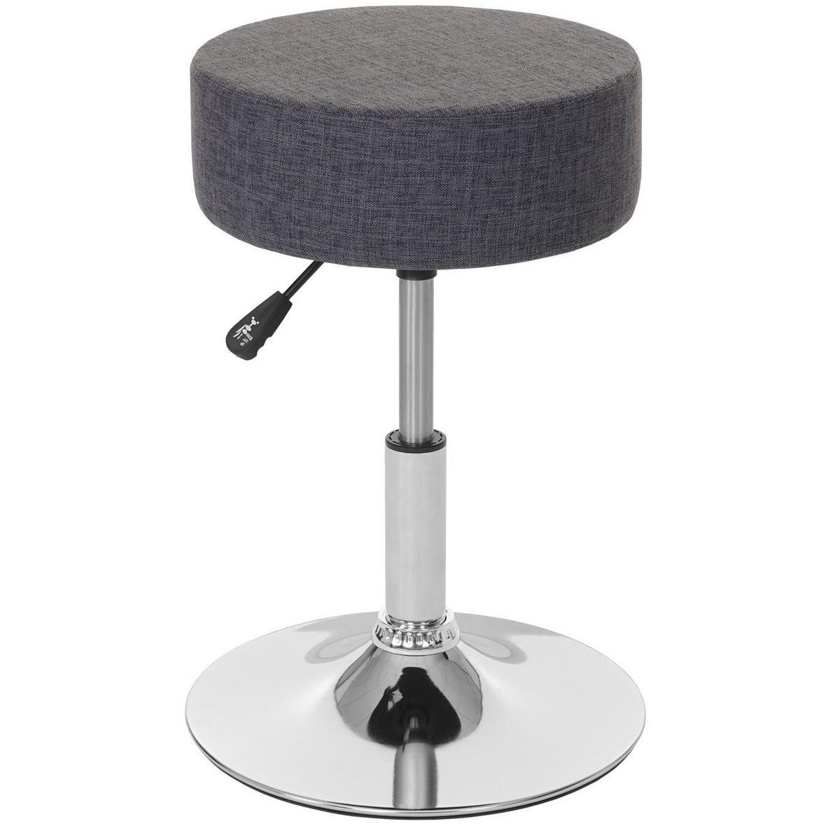 HOCKER Grau - Grau, Textil (35/55/35cm) - MCW