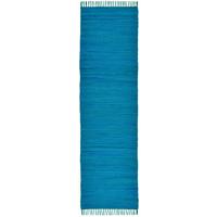 FLECKERLTEPPICH Chindi 70x250 cm - Türkis, Textil (70/250cm) - Rug and Roll