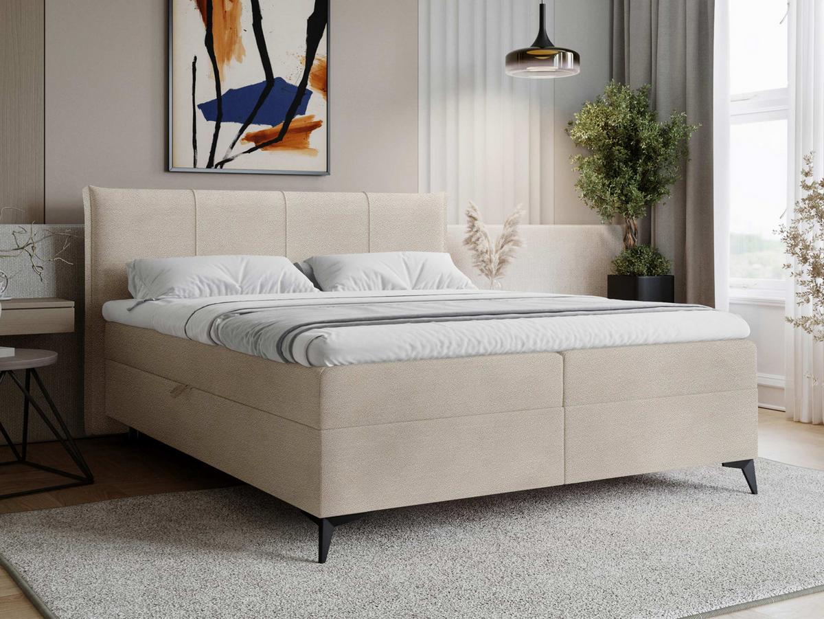BOXBETT Eco Bis - H3 - Schwarz/Naturfarben, Holz/Holzwerkstoff (160/200cm) - MIRJAN24