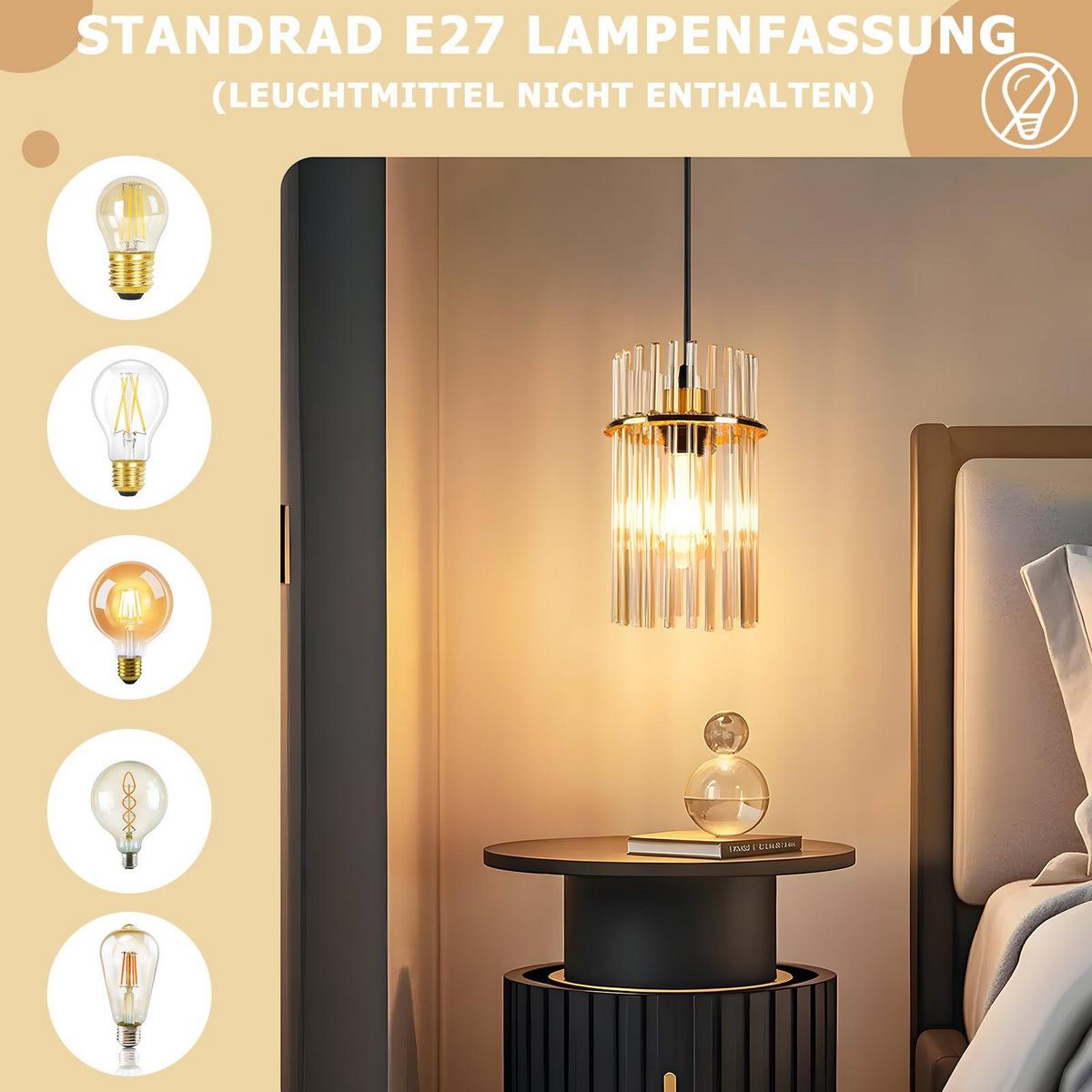 PENDELLEUCHTE ARNSBERG Ⅲ 16/10/150 cm - Goldfarben, Metall (16/10/150cm) - Nettlife